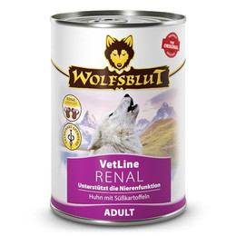 Produktbild von Wolfsblut VetLine Renal Huhn Nassfutter für Hunde - 6 x 395 g
