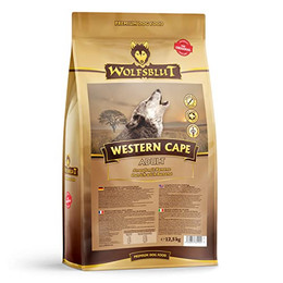 Produktbild von Wolfsblut Western Cape Trockenfutter Strauß und Banane - 12,5 kg