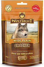Produktbild von Wolfsblut Wide Plain Cracker Pferd & Süßkartoffeln - 7 x 70 g