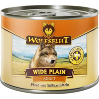 Produktbild von Wolfsblut Wide Plain Hundenassfutter Pferd & Süßkartoffel - 6 x 200 g