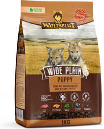 Produktbild von Wolfsblut Wide Plain Puppy Pferd mit Süßkartoffeln - 1 kg
