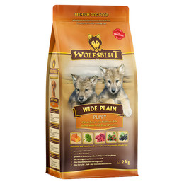 Produktbild von Wolfsblut Wide Plain Puppy Pferdefleisch mit Süßkartoffeln - 3 x 2 kg