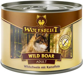 Produktbild von Wolfsblut Wild Boar Wildschwein & Kartoffel Hundenassfutter - 6 x 200 g