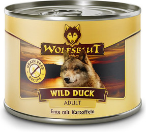 Produktbild von Wolfsblut Wild Duck Adult Nassfutter Ente mit Kartoffeln - 6 x 200 g