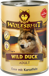 Produktbild von Wolfsblut Wild Duck Adult Nassfutter mit Ente und Kartoffeln - 6 x 395 g