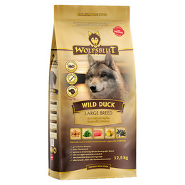 Produktbild von Wolfsblut Wild Duck Large Breed Ente mit Kartoffeln Hundetrockenfutter - 12,5 kg