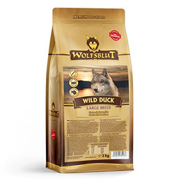 Produktbild von Wolfsblut Wild Duck Large Breed Trockenfutter - 4 x 2 kg