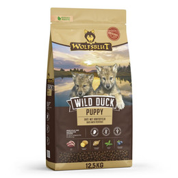 Produktbild von Wolfsblut Wild Duck Puppy Entenfleisch mit Kartoffeln - 2 x 12,5 kg