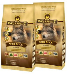 Produktbild von WOLFSBLUT Wild Duck Senior Entenfleisch mit Kartoffel - 2 x 2 kg
