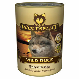 Produktbild von Wolfsblut Wild Duck & Turkey Hundenassfutter Adult - 6 x 800 g