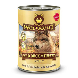 Produktbild von Wolfsblut Wild Duck & Turkey Hundenassfutter - 6 x 395 g