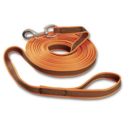 Produktbild von Wolters Avanti gummierte Schleppleine mit Handschlaufe 8 Meter orange - 8 m