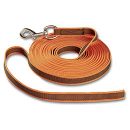 Produktbild von Wolters Avanti gummierte Schleppleine ohne Handschlaufe 12 Meter orange - 12 m