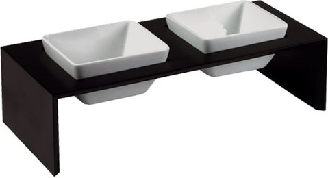 Produktbild von Wolters Cat&Dog Futterstation Meshidai Doppelnapf Größe L - 2,1 l