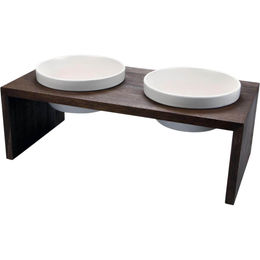 Produktbild von Wolters Gohan Doppelnapf Walnuss XS - 2 x 0,2 l