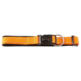 Produktbild von Wolters Halsband Soft & Safe reflektierend orange/schwarz