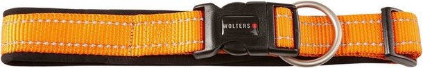 Produktbild von Wolters Hunde-Halsband Soft & Safe reflektierend orange/schwarz