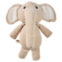 Produktbild von WOLTERS Hunde-Plüschspielzeug Animal Family Eddie Elefant beige Junior