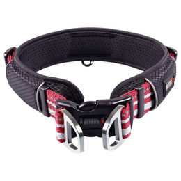WOLTERS Hundehalsband Active Pro rot/silber – Bild 1 von 2