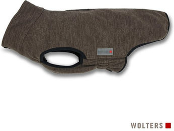 Wolters Hundemantel Fleecejacke Casual braun meliert – Bild 1 von 2