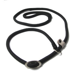 Produktbild von Wolters Moxonleine K2 schwarz 180 cm x 13 mm - 180 cm