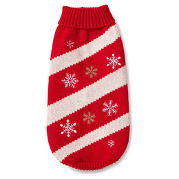 Produktbild von Wolters Strickpullover Frosty rot/weiß