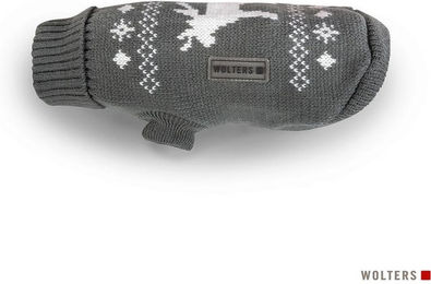 Produktbild von Wolters Strickpullover für Hunde grau-weiß 20 cm