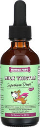 Produktbild von Wonder Paws Mariendistel Superhelden-Tropfen für Hunde - 60 ml