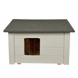Produktbild von Woodok Isolierter Holzzwinger für kleine Hunde und Katzen aus Fichtenholz