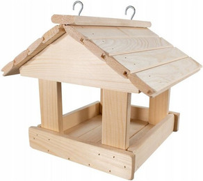 Produktbild von Woodok Vogelfutterhaus aus trockenem Fichtenholz