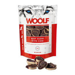WOOLF Beef Sushi With Cod 100g Sushi mit Rindfleisch und Kabeljau – Bild 1 von 2
