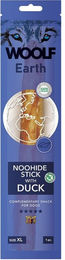 Produktbild von WOOLF Earth Noohide Stick mit Ente XL - 85 g