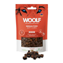 Produktbild von WOOLF Soft Cubes Iberisches Schweinefleisch Monoprotein - 100 g