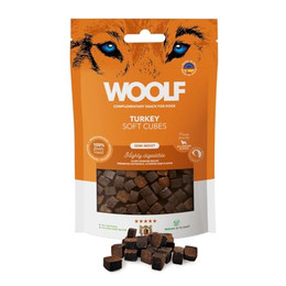 Produktbild von WOOLF Soft Cubes Turkey Monoprotein weiche Putenwürfel - 100 g