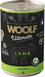 Produktbild von WOOLF Ultimate Adult Dog Lamb with Rosemary 400g feuchte Nahrung mit Lamm und Rosmarin für Hunde