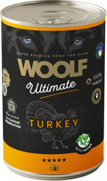 Produktbild von WOOLF Ultimate Adult Dog Turkey and Thyme 400g feuchte Nahrung mit Truthahn und Thymian für Hunde
