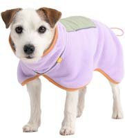 Produktbild von WOOLLY WOLF Hunde-Fleecepullover Alpha 360 lavender mix, Gr. 65, Rückenlänge: ca. 60 – 68 cm, Brustumfang: ca. 64 – 79 cm, Halsumfang: ca. 45 – 60 cm