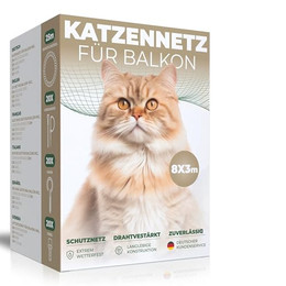 Produktbild von WOOWOOD Katzennetz für Balkon drahtverstärkt
