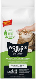 Produktbild von World’s Best Cat Litter Katzenstreu Comfort Care Parfümfrei - 2 x 12,7 kg