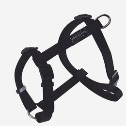 Produktbild von Wouapy Hundegeschirr Basic Line 25mm 63/97cm Schwarz