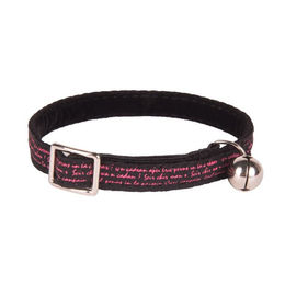 Produktbild von Wouapy Katzenhalsband mit Glocke Style Schwarz
