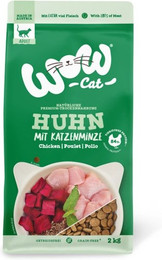 Produktbild von WOW Adult 4 x 2kg Huhn Katzentrockenfutter-Sparpaket