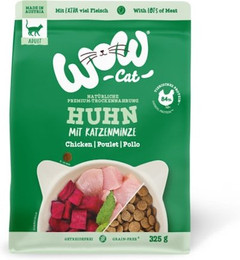 Produktbild von WOW Adult 8 x 325g Huhn Katzentrockenfutter-Sparpaket