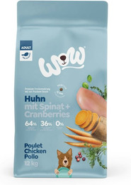 Produktbild von WOW Adult Huhn mit Roten Rüben Hundetrockenfutter - 12 kg