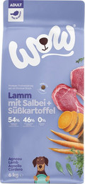 Produktbild von WOW Adult Lamm mit Salbei und Süßkartoffel Hundetrockenfutter - 6 kg