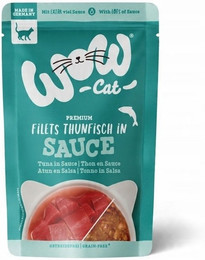 Produktbild von WOW Beutel 85g Katzennassfutter 16 x 85 Gramm Thunfisch in Sauce