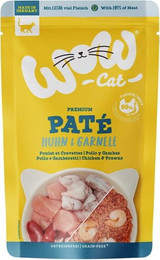 Produktbild von WOW CAT Adult Huhn & Garnelen - 12 x 125 g