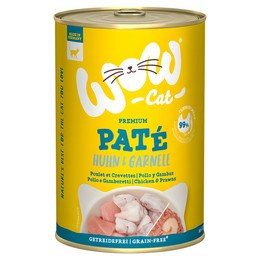Produktbild von WOW CAT Adult Huhn & Garnelen - 6 x 400 g