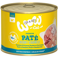 Produktbild von WOW CAT Adult Huhn & Garnelen - 6 x 200 g