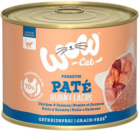 Produktbild von WOW CAT Adult Huhn & Lachs - 6 x 200 g